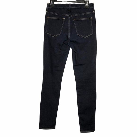 NEW - J. CREW Mercantile Skinny Cropped Dark Wash Jeans - Size 27 Waist - Picture 2 of 4